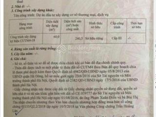 Bán căn số 18 điến thu tại đường tố hữu, vạn phúc, hà đông, hà nội