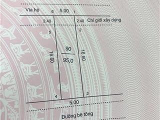 Chính chủ bán đấu giá hiền ninh sóc sơn 95m2 ô tô tránh vỉa hè kinh doanh 0869 109 ***