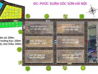 Bán đất nền 100m2 tại bắc sơn, sóc sơn, hà nội, giá siêu hời 1 tỷ