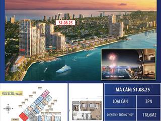 Bán căn 3 phòng ngủ ngắm hoàng hôn đẹp nhất ở đà nẵng, view sông hàn, view biển