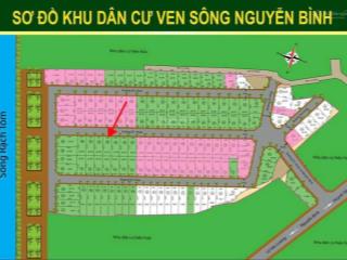 Bán đất view sông kdc nguyễn bình chỉ 3 tỷ 3 đầu tư vị trí đẹp