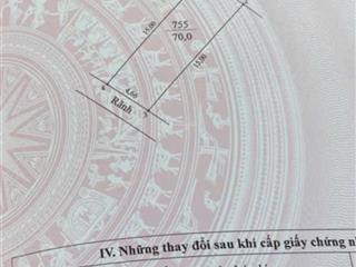 10,5 tỷ  lô đất khu trũng vỡ (làng nghề tân hội) cần bán 70m2 đất sổ đỏ lâu dài