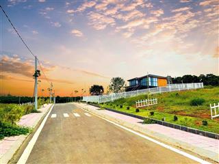 Mặt tiền dt725 đất thổ cưdt 600m2 ngang 10m thổ cư 100m2, sổ hồng riêng nở hậu 20m