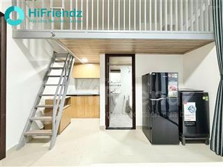 Cho thuê căn hộ dịch vụ có gác, 1wc, 35m2, ban công, tại xô viết nghệ tĩnh, quận bình thạnh