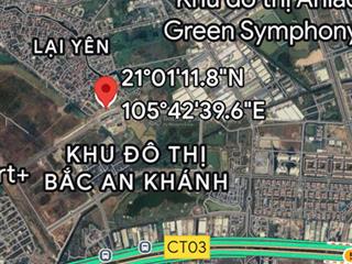 Cty cần chuyển nhượng một số lô đất liền kề vừa đấu giá xong tại khu bắc an khánh hoài đức