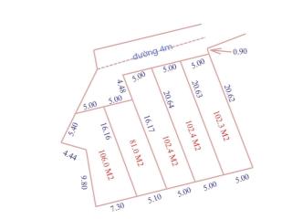 Bán lô đất 102m2 full thổ cư tại xóm 3 đông cao mê linh hà nội