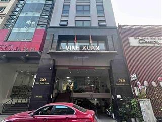 Tòa nhà vp mặt phố trần quốc toản dt 250m2 xây 11 tầng đầy đủ pccc, hoàn công, gpxd chỉ 500tr/tháng