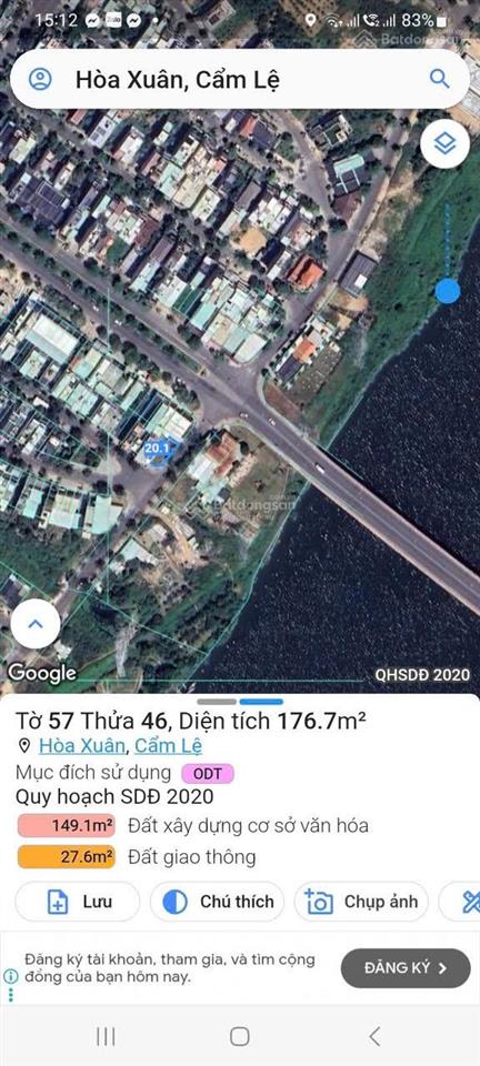 Bán lô góc 2mt nguyễn đình thi và hồ phi tích view sông mát mẻ hoà xuân