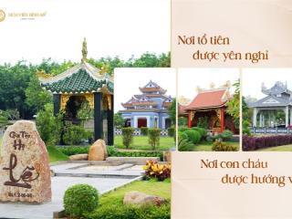 Hoa viên bình an  nơi an nghỉ vĩnh hằng, gieo phúc đức cho muôn đời