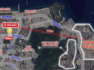 Bán lô đất đắc địa gần biển trần phú nha trang  2 mặt tiền  ngang 6m