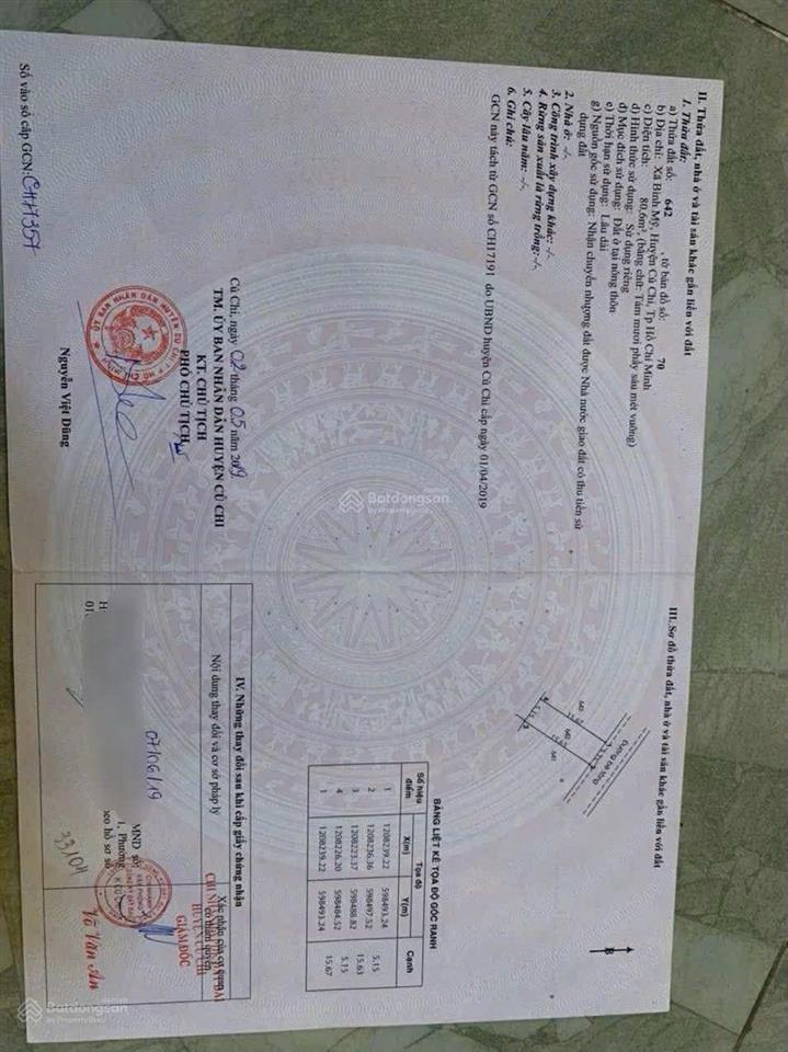 Đất thổ cư kdc đường 7m bình mỹ  giáp ranh quận 12  giá tốt