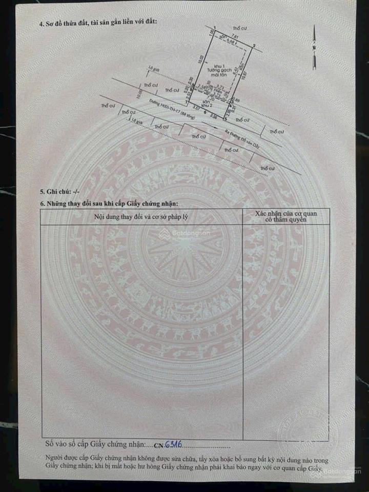 Bán nhà riêng tại đường đỗ văn dậy, hóc môn, hcm, 4,39 tỷ, 103,4m2 hot!