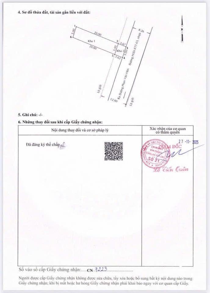 Đất thổ cư kdc đường nhựa 8m xã bà điểm  giá f0