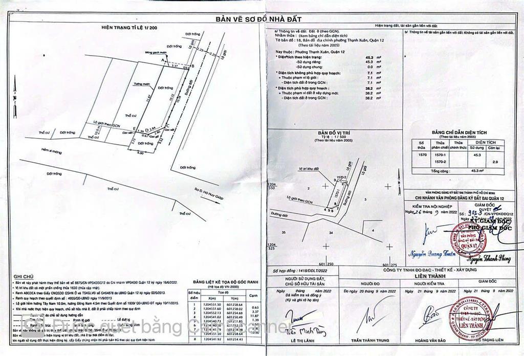 Đất thổ cư góc 2mt thạnh xuân 43 kdc  giá tốt