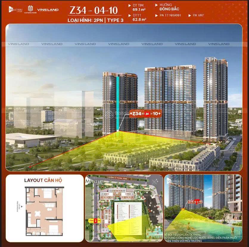 Bán nhanh căn 2 p ngủ rẻ nhất. chỉ với 600 triệu sở hữu ngay căn hộ. tặng 24 tháng phí dịch vụ