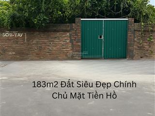 [hot] 183m2 view hồ full thổ cư  cơ hội vàng đón đầu siêu dự án metro số 5