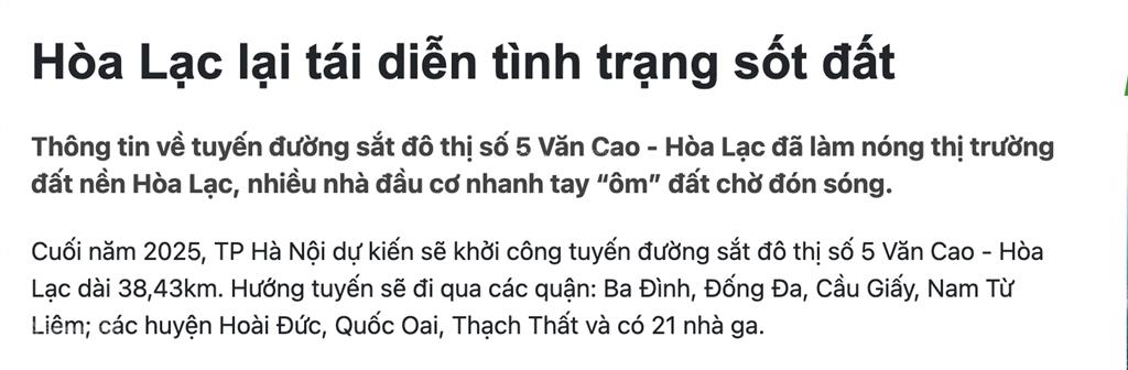 Hot 183m2 view hồ full thổ cư  cơ hội vàng gần siêu dự án metro số 5