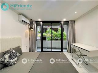 Căn hộ 1 phòng ngủ ban công lớn, full nội thất siêu đẹp có tivi sofa ngay trung tâm