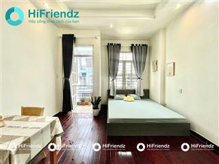 Studio mới  full nội thất đẹp  ban công, cửa sổ trời  khu công viên bàu cát