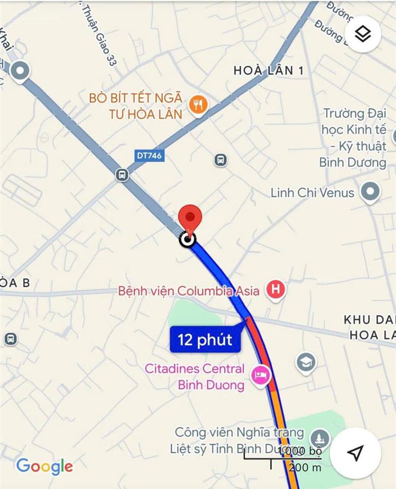 Bán đất mặt tiền quốc lộ 13, ngã tư đất thánh lên 500 mét. giá tốt, chính chủ, thuận an, bình dương