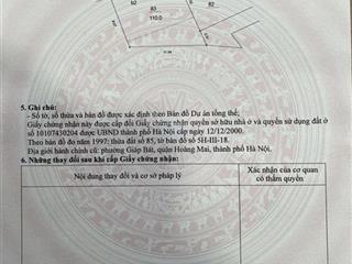 Chính chủ cần bán nhà riêng đường giáp bát, hoàng mai, hà nội