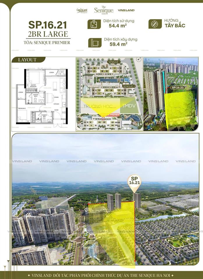 The senique căn 2pn độc quyền dành cho khách hàng tinh tế |  hoàng điệp 0362 102 ***