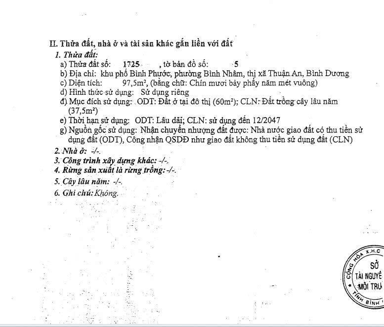 Bán nhà riêng tại hẻm đường cách mạng tháng tám, bình nhâm, thuận an, bình dương, 2,8 tỷ, 97,5m2