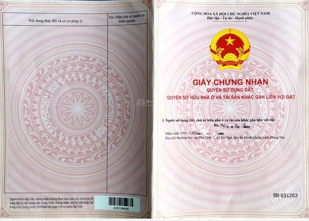 Ngân hàng thang lý mặt tiền 42m đường bê tông tại phú điền, tân phú, đồng nai
