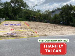Vietcombank hỗ trợ thanh lý nền 162m2 (100% thổ cư) trước cửa vinhomes, kdc tên lửa 2, 3 tháng 2