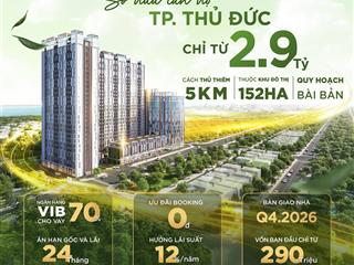 Hot bán căn hộ q2 gần trung tâm với giá 2,9ty bàn giao có nội thất
