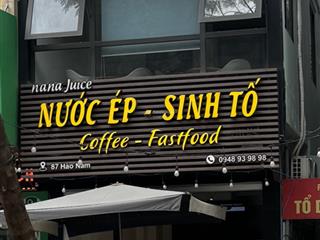 Cho thuê nhà phố hào nam nguyên căn