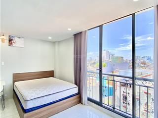 Cho thuê căn hộ 1 ngủ tầng cao view thoáng  toà nhà full tiện ích thang máy, hầm xe, bảo vệ 24/7