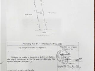 Căn nhà mặt phố ql6 chúc sơn độc nhất vô nhị, không dính quy hoạch!