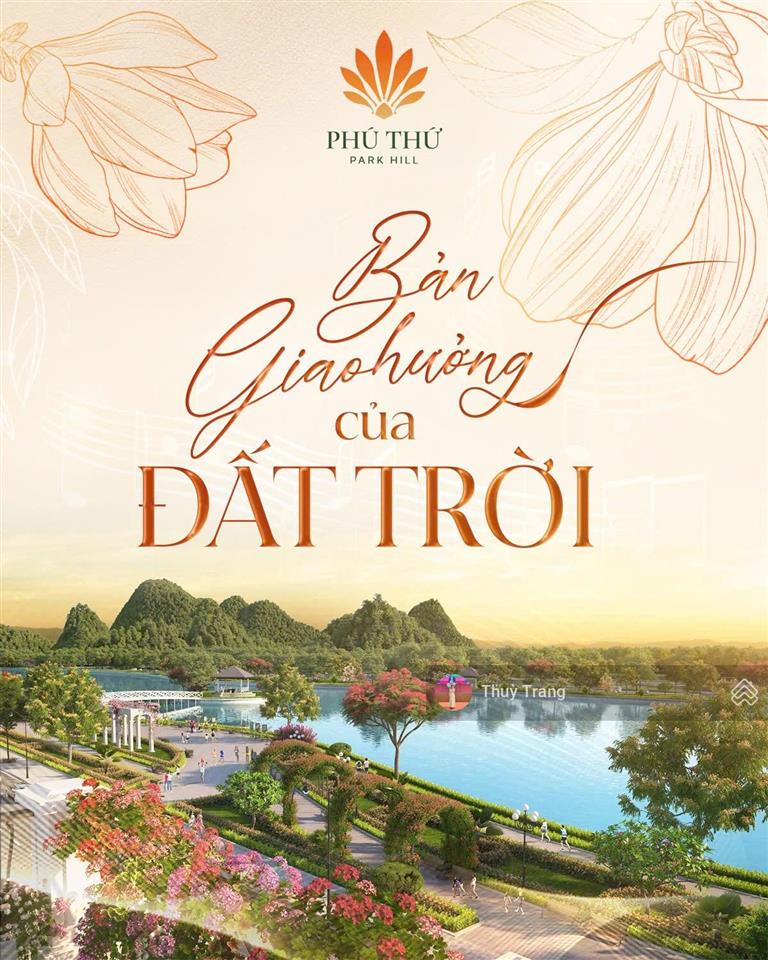 Phú thứ park hill siêu đô thị sinh thái mới tại bắc hải phòng  sổ đỏ từng lô giá dự kiến 16tr/m2