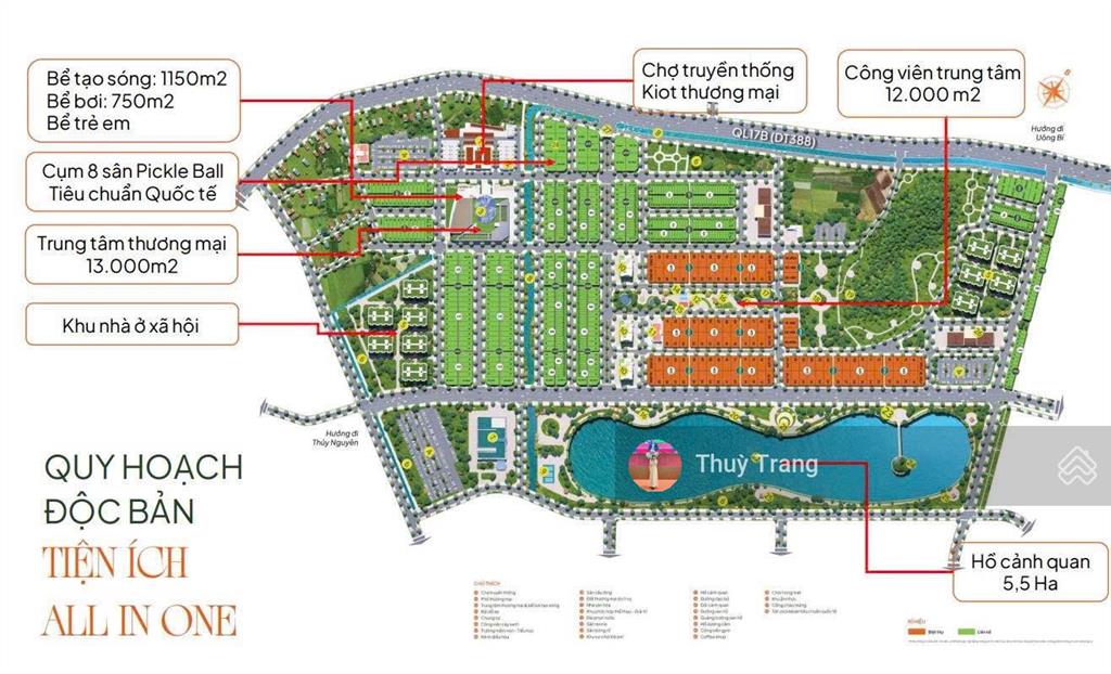 Phú thứ park hill siêu đô thị sinh thái mới tại bắc hải phòng  sổ đỏ từng lô giá dự kiến 16tr/m2