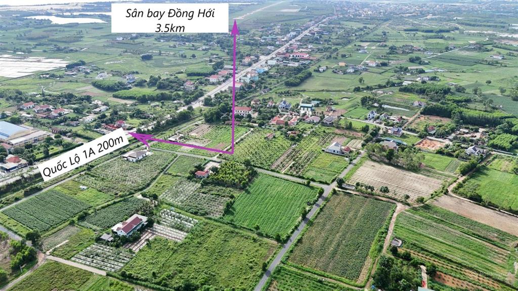 Đất thông thoáng cạnh quốc lộ 1a