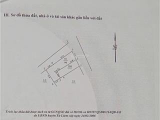 Bán đất tặng nhà xuân đỉnh 99m2, 5 tầng 2 mặt thoáng vĩnh viễn không quy hoạch
