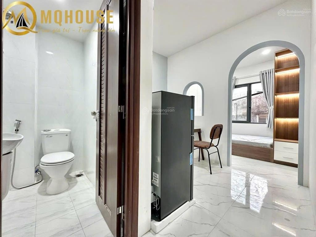 Căn hộ 1pn  tách bếp  máy giặt riêng  nhà mới giá, sân thượng lớn  bình thạnh