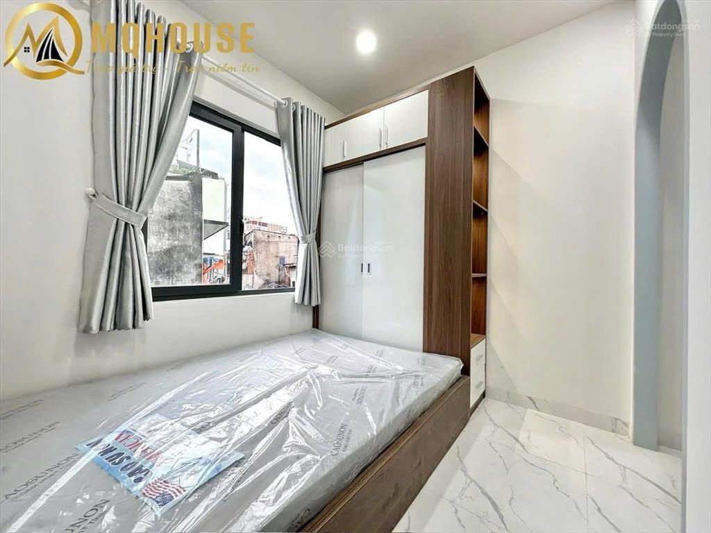 Căn hộ 1pn  tách bếp  máy giặt riêng  nhà mới giá, sân thượng lớn  bình thạnh