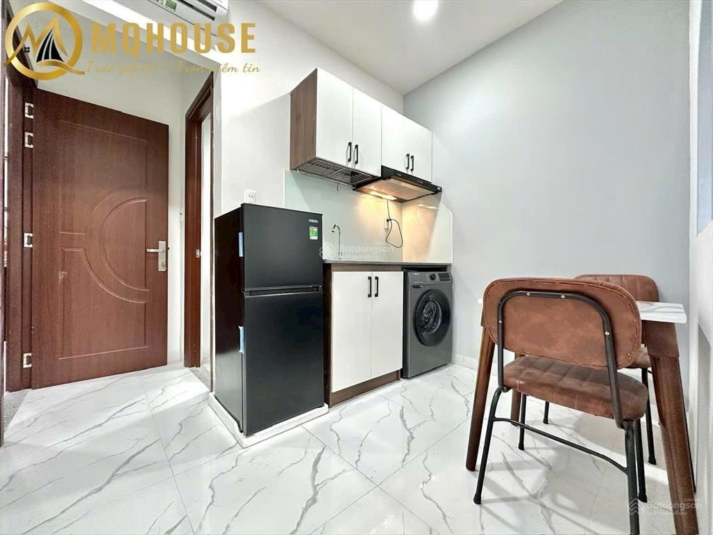 Căn hộ 1pn  tách bếp  máy giặt riêng  nhà mới giá, sân thượng lớn  bình thạnh