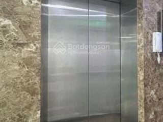 Cho thuê nhà lô góc, đẹp, mới, thang máy, pccc, vp, nhà hàng, kd, 194m2  9t, lạc long quân, 79 tr