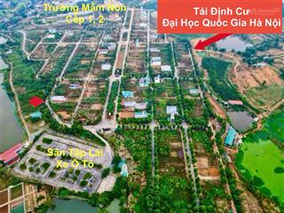 Chính chủ em dưỡng bán lô đất 75m tái định cư đại học quốc gia giá 3.x tỷ