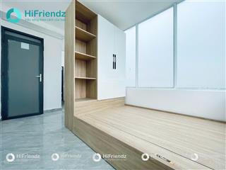 Phòng studio mới, rộng rãi với cửa sổ siêu thoáng, nội thất tiện nghi