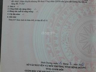 Bán đất chính chủ tại phường chánh mỹ, tdm.