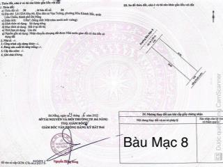Bán lô đất đường bàu mạc 8, 110m2 cách biển 200m hơn 4 tỷ. 0968 949 ***