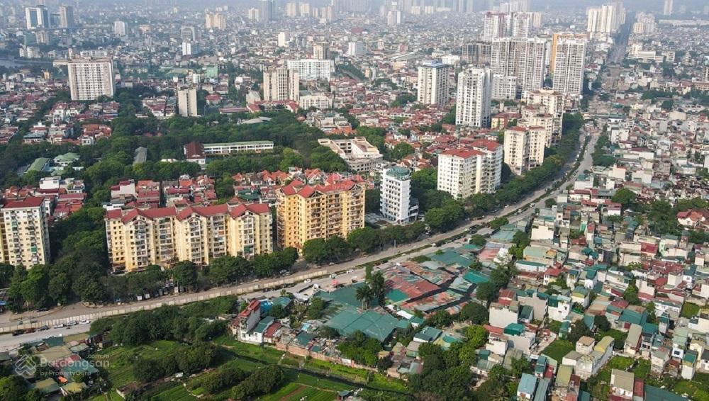Cơn sốt mp kim đồngtrung kính, mặt vành đai 2,5 suất cuối cùng dt 127m2, đường hè 40m, giá 65tr/m2
