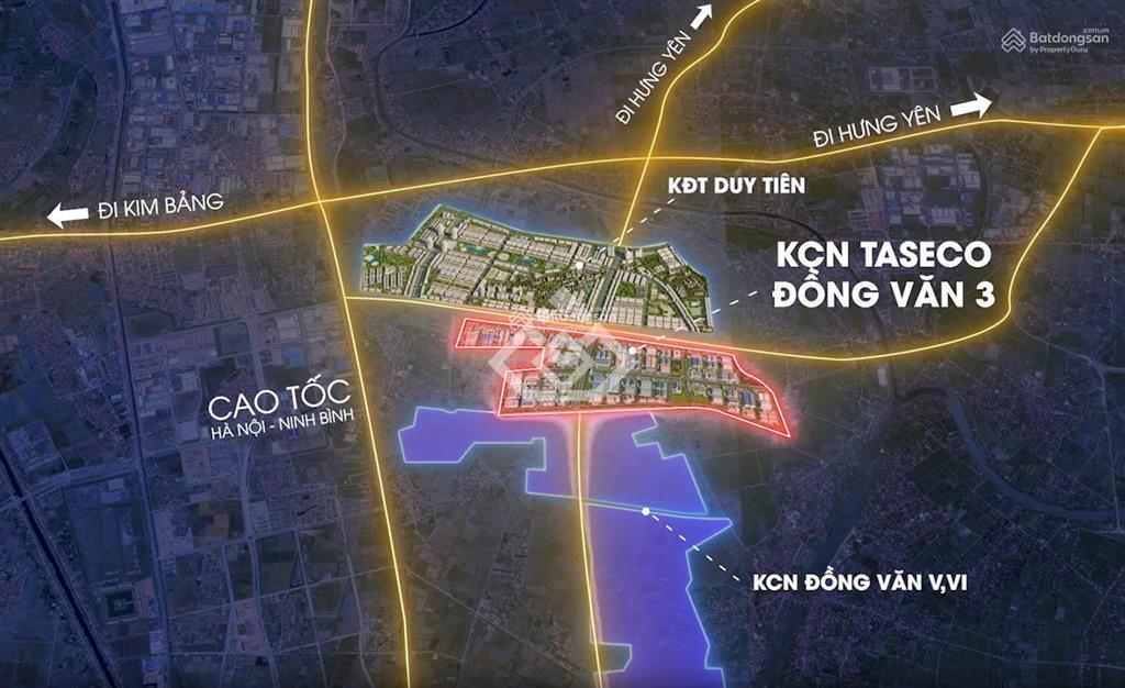 Chính chủ bán đất kcn đồng văn iii taseco linh hoạt từ 1ha, vị trí chiến lược, sẵn sàng xây dựng!
