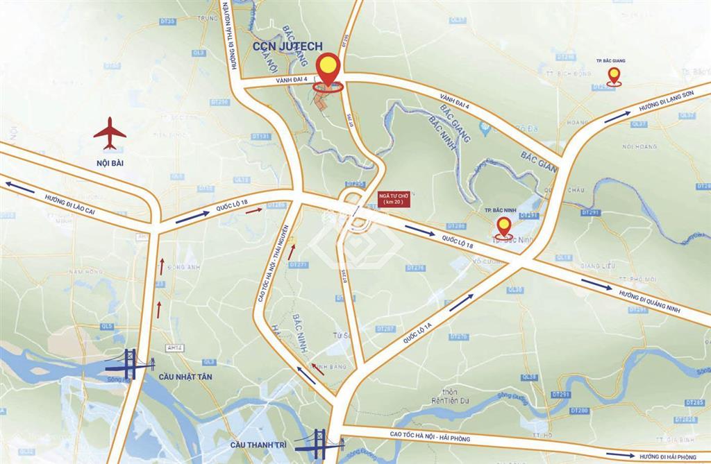 Cần bán gấp 5.000m² đất ccn jutech  hiệp hòa  bắc giang  hạ tầng sạch, miễn thuê đất 7 năm!