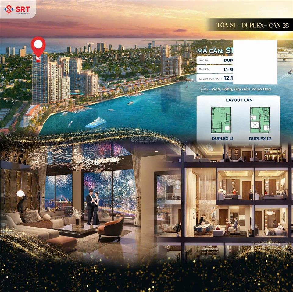 Duplex tầng cao sun symphony residence view đẳng cấp dành cho chủ nhân xứng tầm