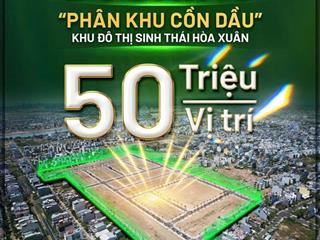Bán đất nền dự án kđt hòa xuân mở rộng, 6,5 tỷ, 125m2, cẩm lệ, đà nẵng